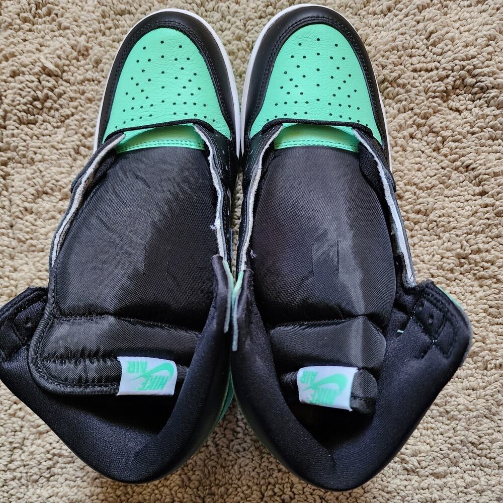 Jordan High-Top Sneakers Black White Mint - Picture 5 of 8
